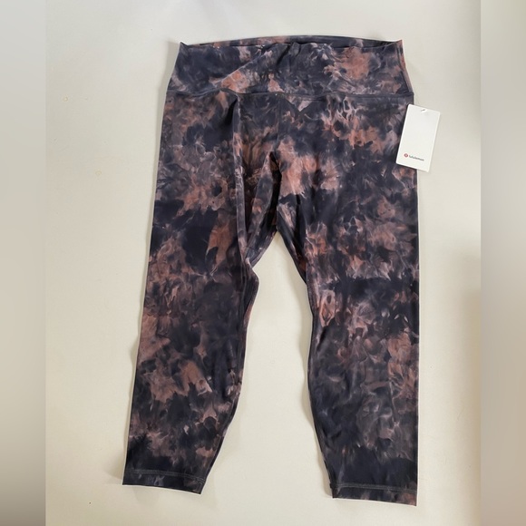 Brand new w/ tags Lululemon Align leggings size 20 blue/grey/pink tie dye color - Picture 1 of 5
